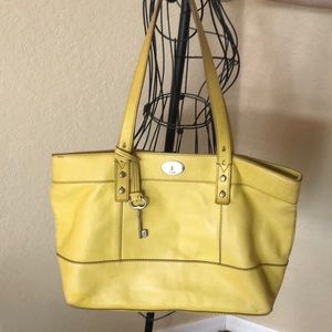 Yellow Fossil Bag